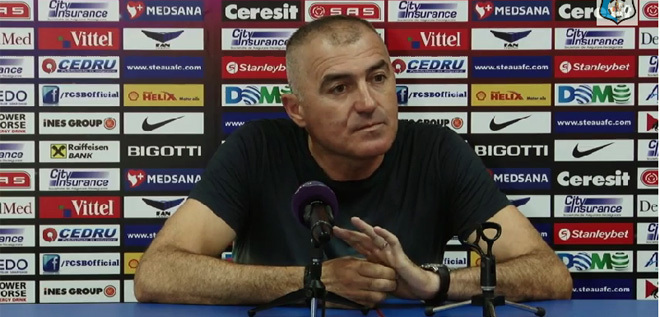 VIDEO / PETRE GRIGORAS CONFERINTA DE PRESA MECI STEAUA – PANDURII, 15 august