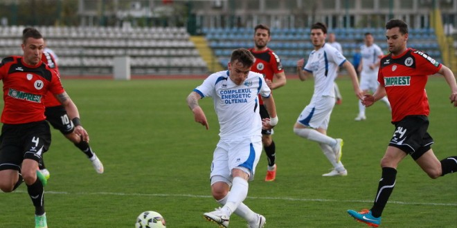 Pandurii Târgu Jiu – Universitatea Cluj, scor 0-1, în etapa 27 a Ligii I