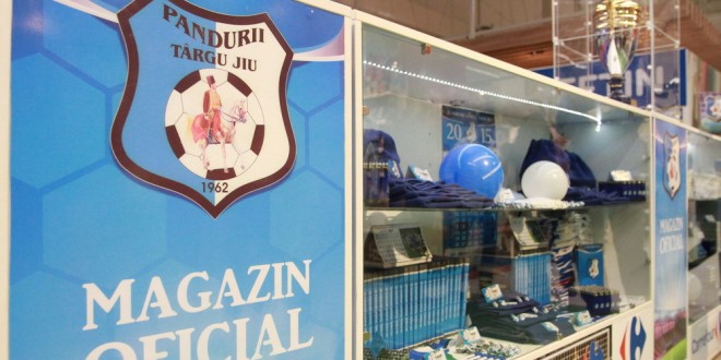 Clubul Pandurii Târgu Jiu a inaugurat azi magazinul oficial din Carrefour Târgu Jiu