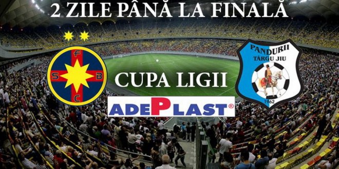 Mai sunt două zile până la finala Pandurii – Steaua!  Începând de azi se pot procura bilete pentru finală  şi de la Stadionul Municipal din Târgu Jiu