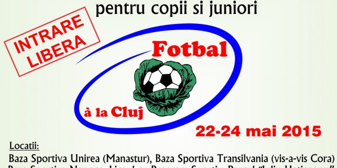 150 echipe din România şi din Republica Moldova printre care şi Pandurii au confirmat prezenţa la turneul de juniori „Fotbal à la Cluj” 2015.