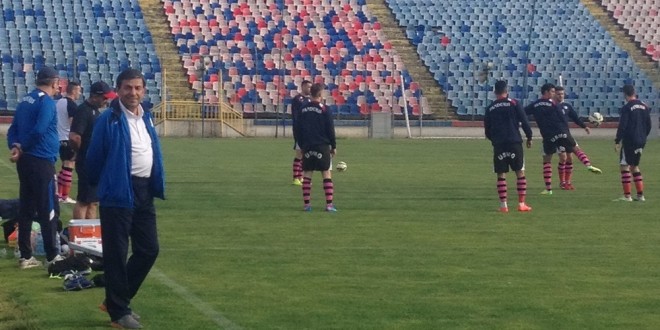 Pandurii au efectuat ultimul antrenament al sezonului 2014-2015 pe terenul Steaua din Ghencea