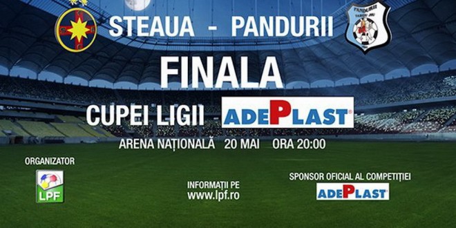 Biletele pentru finala Cupei Ligii Adeplast, Pandurii – FC Steaua, pot fi achiziţionate online începând de astăzi !