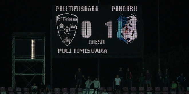 Pandurii a reuşit prima victorie a ediţiei 2015-2016 a Ligii I şi singura victorie a etapei I: ACS Poli – Pandurii 0-1