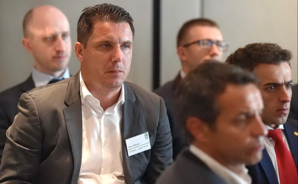 Geneva (SWISS) 07/08 september 2015 Hotel President Wilson/E.C.A. GENERAL ASSEMBLY /SPORT/SOCCER/ph Fabio Bozzani/In the image GROUP MEETING