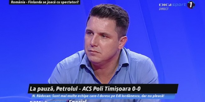 Narcis Răducan: „Avem perspective bune acum la Pandurii, pentru că echipa nu este încă la potenţialul maxim”