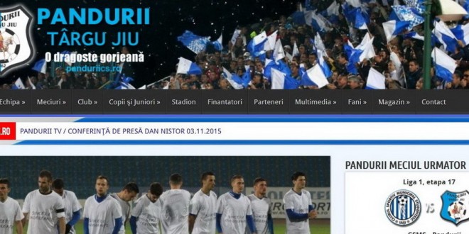 Site-ul oficial www.panduriics.ro a urcat pe locul 6 în categoria fotbal şi pe locul 36 în categoria sport