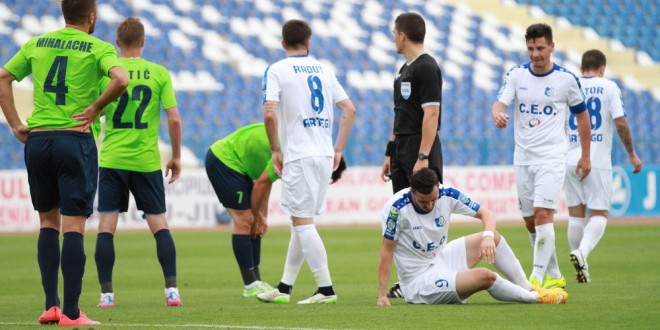 Partida dintre CSMS Iaşi şi Pandurii Târgu Jiu va fi arbitrată de o brigadă condusă de Marius Avram