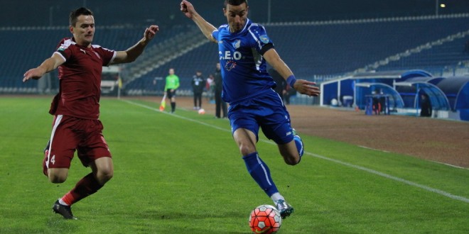 Pandurii Târgu Jiu  s-a impus cu scorul de 2-1 în meciul cu  FC Voluntari din etapa a 16-a a Ligii I
