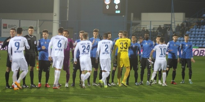 Pandurii Târgu Jiu s-a impus în ultimul meci din sezonul regulat, scor 3-1 cu FC Viitorul