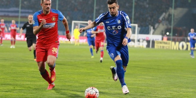 Pandurii Târgu Jiu a pierdut la limită meciul cu Steaua din etapa a IV-a din play-off