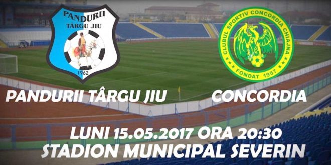 Vino alături de Pandurii Târgu Jiu pe Stadionul Municipal din Severin  şi susţine echipa din tribună!