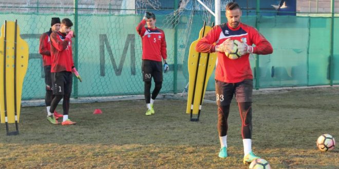 FOTO / IMAGINI ANTRENAMENTE PORTARI PANDURII TÂRGU JIU 06.02.2018