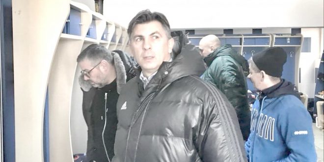 Ionuţ Lupescu a vizitat baza de antrenament, vestiarele clubului Pandurii şi noul stadion de la Târgu Jiu