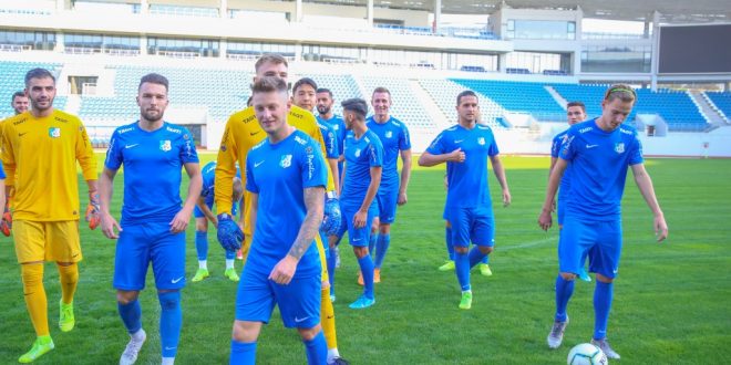 FOTO / IMAGINI DE LA ŞEDINŢA FOTO A ECHIPEI PANDURII TÂRGU JIU PE STADIONUL MUNICIPAL 22.10.2019