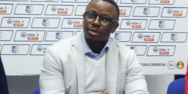 PANDURII TV / CONFERINŢĂ DE PRESĂ PANDURII TÂRGU JIU, PREZENTARE  OFICIALĂ  A DIRECTORULUI DE SCOUTING JEAN-WILLY NGOMA