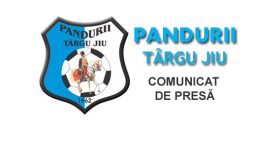 COMUNICAT DE PRESĂ AL ADMINISTRATORULUI SPECIAL AL CLUBULUI PANDURII TÂRGU JIU