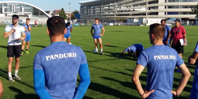 FOTO / IMAGINI DE LA ANTRENAMENTUL ECHIPEI PANDURII TÂRGU JIU 21.07.2020